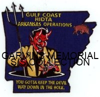 ARKANSAS,GULF COAST HIDTA 1 OVERSIZE PATCH